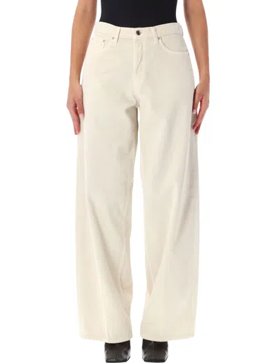 Haikure Women's Wide-leg Corduroy Trousers In Neutral