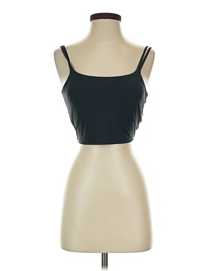 Halara Tube Top Black Strapless Neckline Tops In Blue