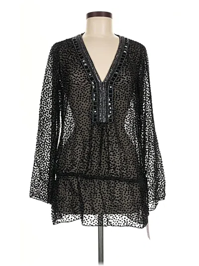 Hale Bob Long Sleeve Blouse In Black