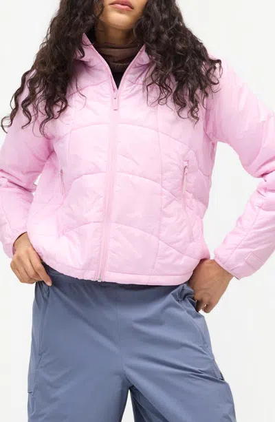 Halfdays Claude Water Repellent Quilted Puffer Jacket In Pink