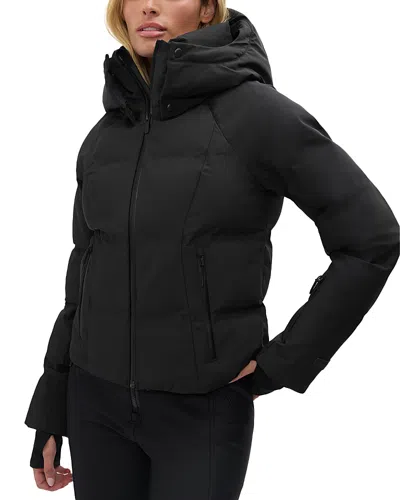 Halfdays Georgie Puffer Coat In Black