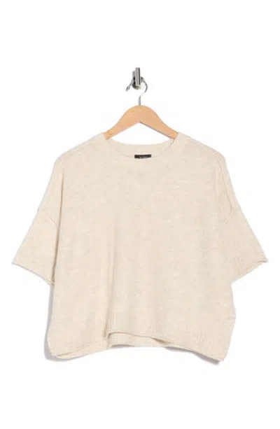 Halogen ® Exposed Seam Drop Shoulder Sweater In Neutral