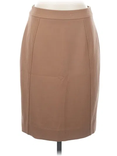 Pre-owned Halogen Formal Skirt In Tan