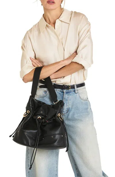 Hammitt Gianna Large Leather Tote In Black