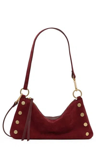 Hammitt Kyle Suede Shoulder Bag In Red