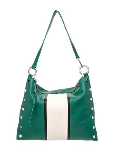 Pre-owned Hammitt Leather Tote In Green