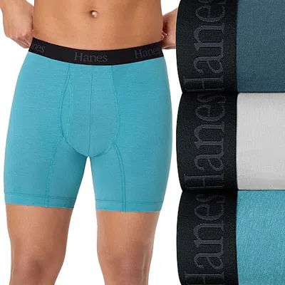 Hanes Ultimate Men's Underwear 3-pack Comfort Flex Fit Boxer Brief Underwear Ucfba3 In Multi
