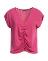 Hanita Woman Top Garnet Size Xs Polyester, Elastane In Red
