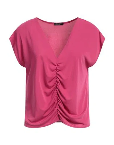 Hanita Woman Top Garnet Size Xs Polyester, Elastane In Red