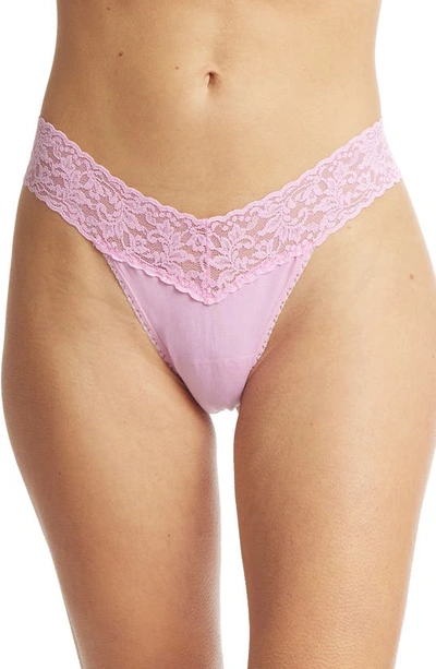 Hanky Panky Low Rise Thong In Lotus Flower