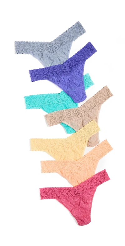 Hanky Panky Signature Lace Original Rise 7 Days Of The Week Multipack