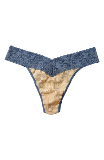Hanky Panky Signature Lace Original Rise Thong In Chai/ Winb