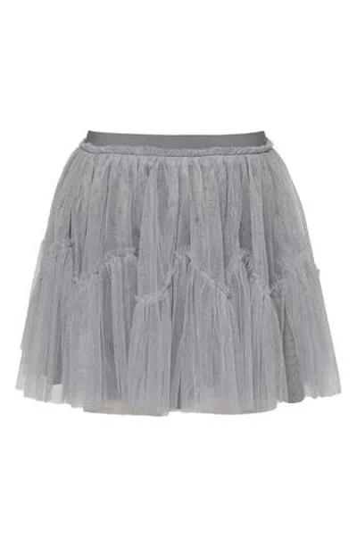 Hannah Banana Kids' Tulle Skirt In Gray