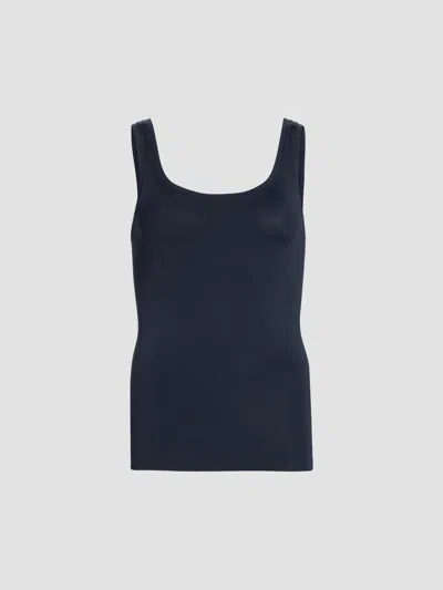 Hanro Women's Touch Feeling Tank Top In Deep Navy