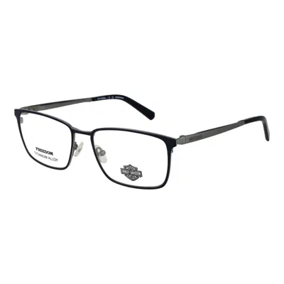 Harley Davidson Harley-davidson Titanium Glasses Men's (frames) In Blue