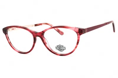 Harley Davidson Hd0570 069 Shiny Bordeaux 53mm In Beige