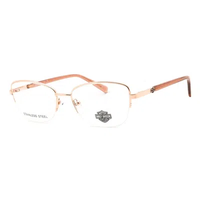 Harley Davidson Hd0576 028 Shiny Rose Gold 55mm In White
