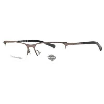 Harley Davidson Hd0979 009 Matte Gunmetal 59mm In Brown