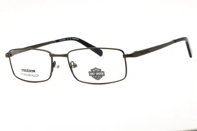 Harley Davidson Hd9027 009 Matte Gunmetal 55mm In White