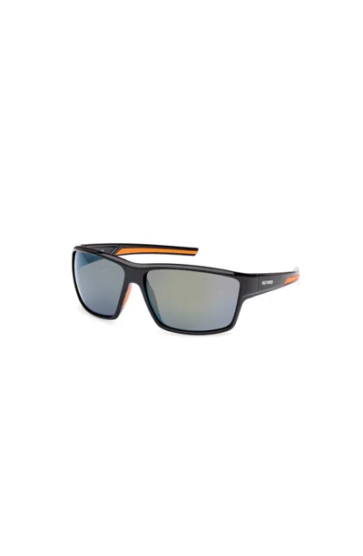 Harley-davidson Accent Stripe Wraparound Sport Sunglasses In Multi