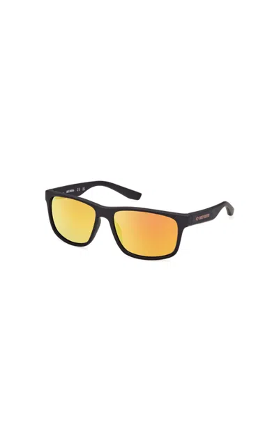 Harley-davidson Flat Top Rectangular Sport Sunglasses In Multi