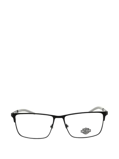 Harley-davidson Rectangle-frame Glasses In Black