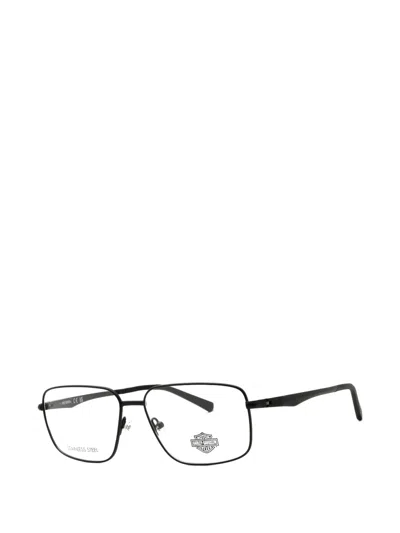 Harley-davidson Rectangle-frame Glasses In Black