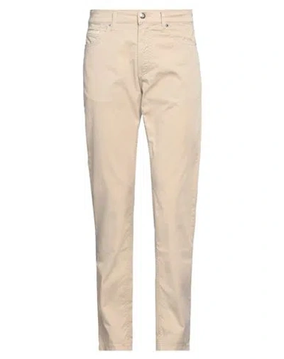 Harmont & Blaine Man Pants Beige Size 32 Cotton, Elastane