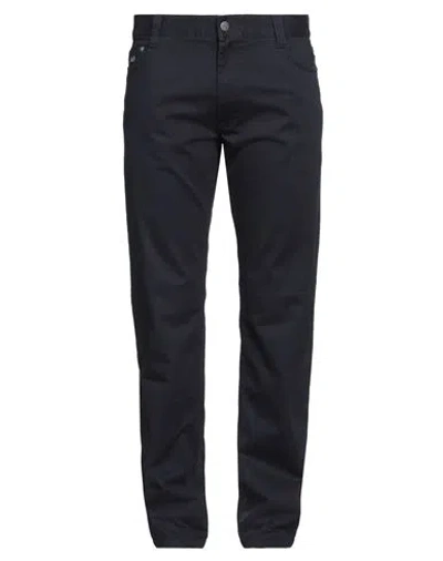 Harmont & Blaine Man Pants Midnight Blue Size 40 Cotton, Elastic Fibres