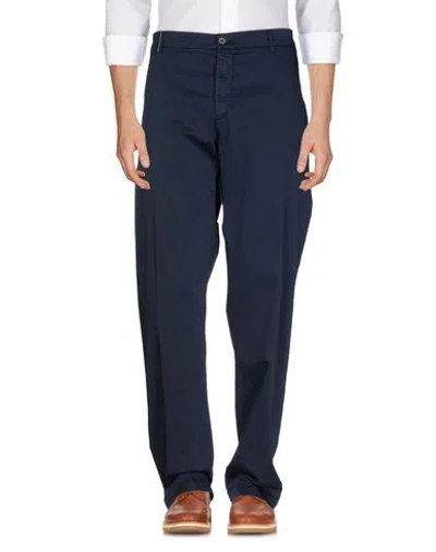 Harmont & Blaine Man Pants Midnight Blue Size 44 Cotton, Elastane In Blue
