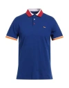 Harmont & Blaine Man Polo Shirt Blue Size L Cotton