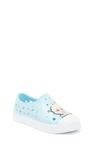 Harper Canyon Kids' Frozen Water Friendly Shoe In Blue Glitter