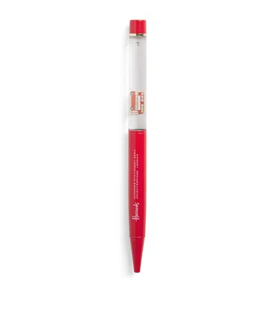 Harrods Floating Red Bus Pen In Multi