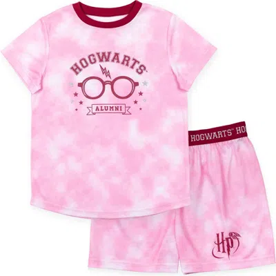 Harry Potter Kids'  2-piece Pajama Shirt And Shorts Set In Pink