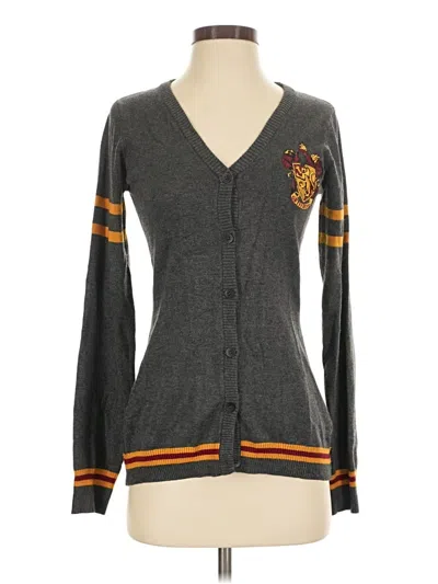 Pre-owned Harry Potter Cardigan Sweater In Gray