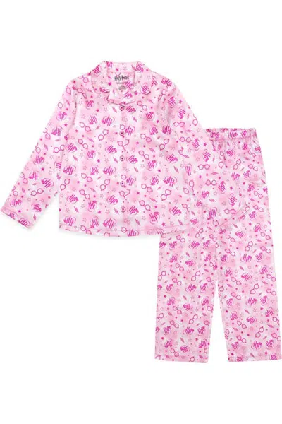 Harry Potter Kids'  Pajama Shirt And Pants Set In Pink