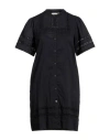 Hartford Woman Mini Dress Black Size 3 Cotton