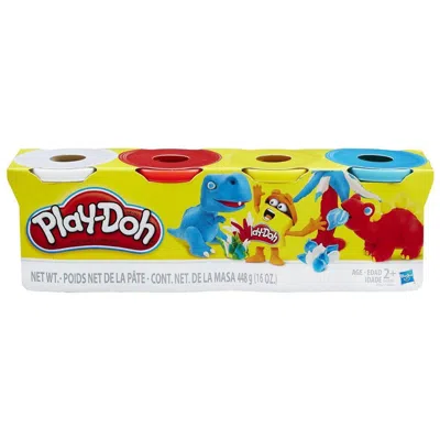 Hasbro Playdoh 4 Pack Asst. In Multi
