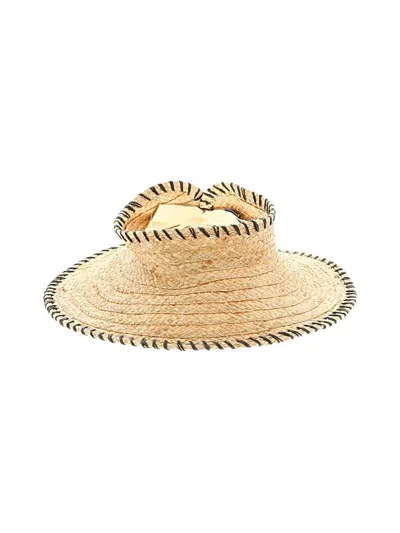 Pre-owned Hat Attack Visor In Tan