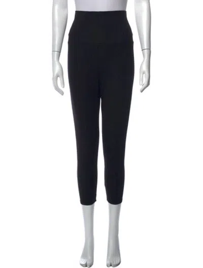 Pre-owned Hatch Bamboo Skinny Leg Pants In Black