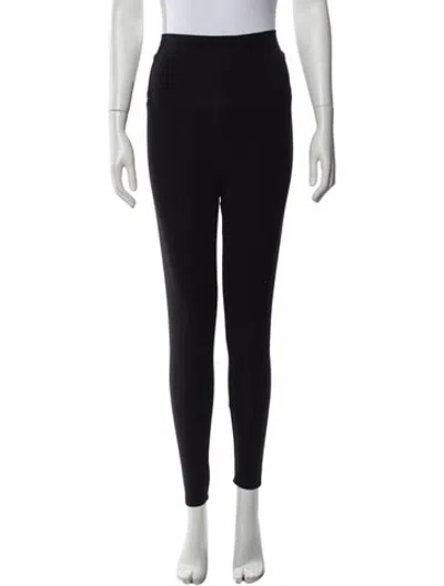 Pre-owned Hatch Bamboo Skinny Leg Pants In Black