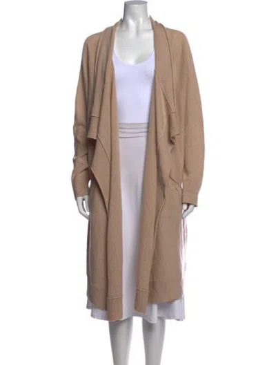 Pre-owned Hatch Cashmere Open Front Sweater In Neutrals