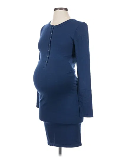 Pre-owned Hatch Casual Dress In Blue