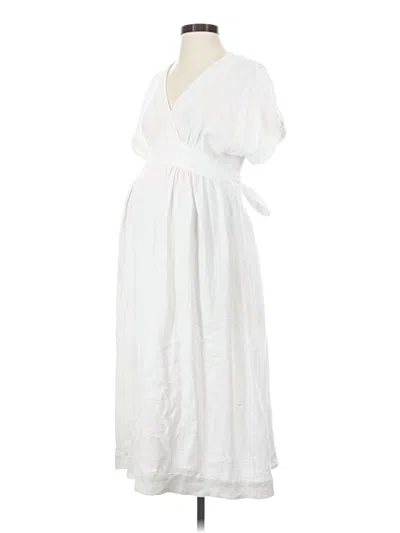 Pre-owned Hatch Casual Dress In White