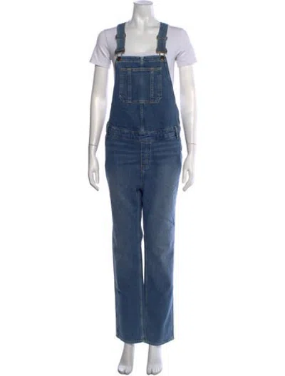 Pre-owned Hatch Crew Neck Overalls W/ Tags In Blue