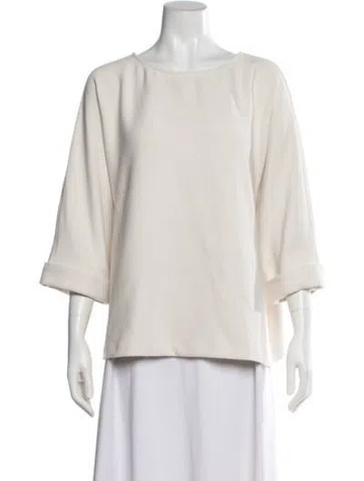 Pre-owned Hatch Crew Neck Sweater In Neutrals