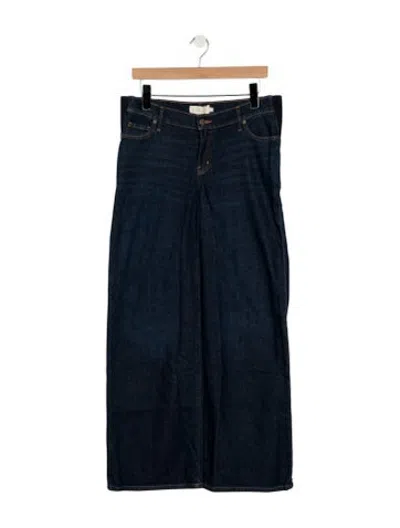 Pre-owned Hatch Mid-rise Straight Leg Jeans W/ Tags In Blue