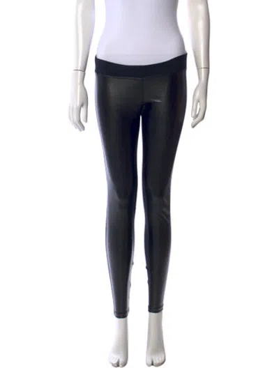 Pre-owned Hatch Skinny Leg Pants In Black