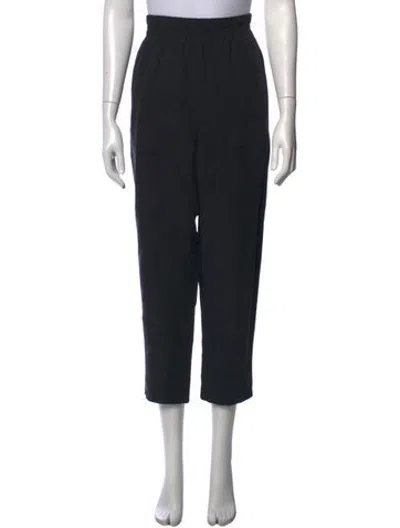 Pre-owned Hatch Straight Leg Pants In Black