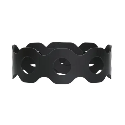 Haute Cuir Black Elowen Wide Belt